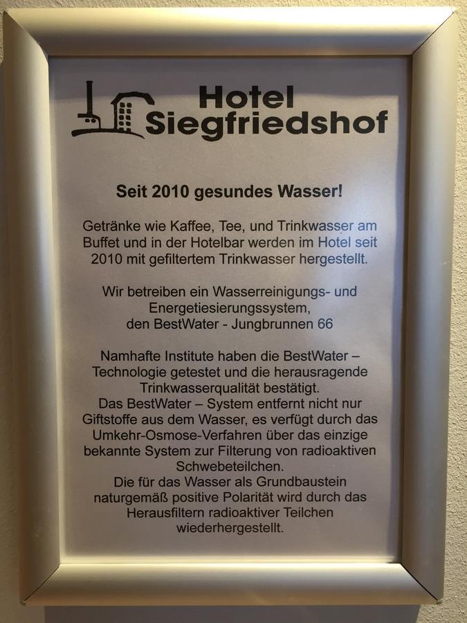Siegfriedshof Hotel Berlín Exterior foto